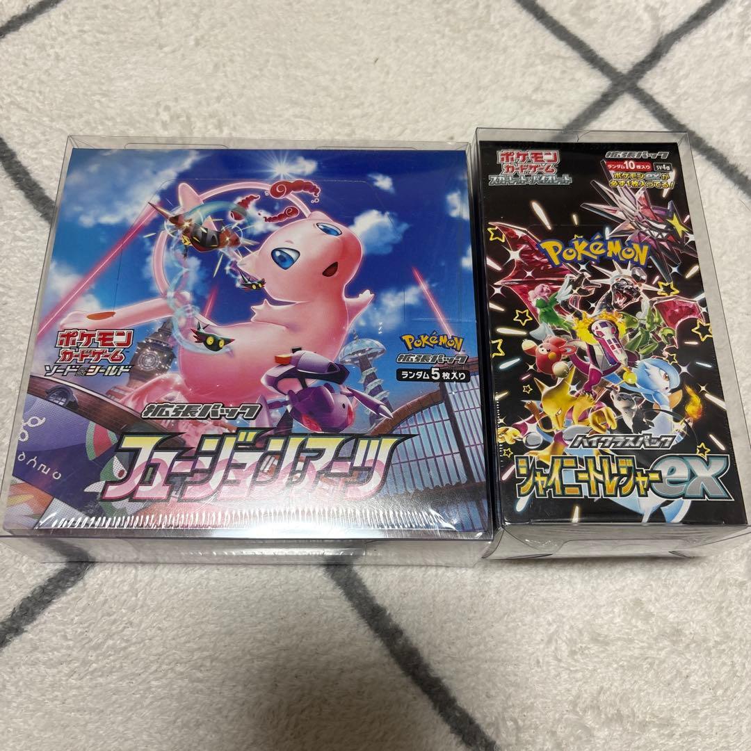 ポケモンカードシュリンク付きフュージョンアーツシュリンク付きセット