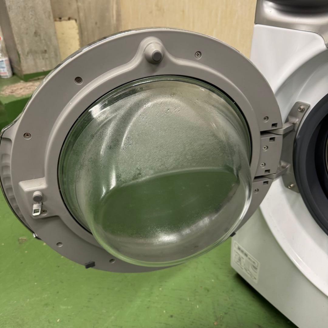 185 ドラム式洗濯機　乾燥機能無し　7キロ　小型　一人暮らし　左開き　ホワイト