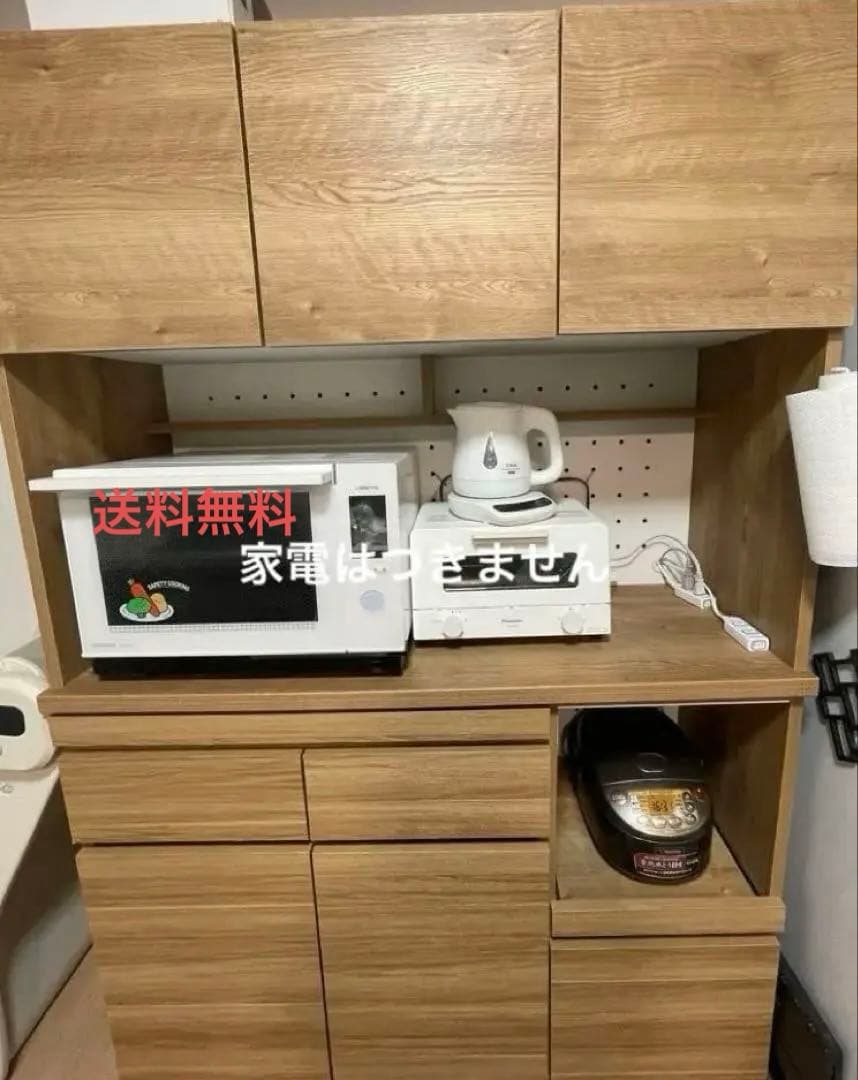 送料込みLOWYA食器棚 幅120