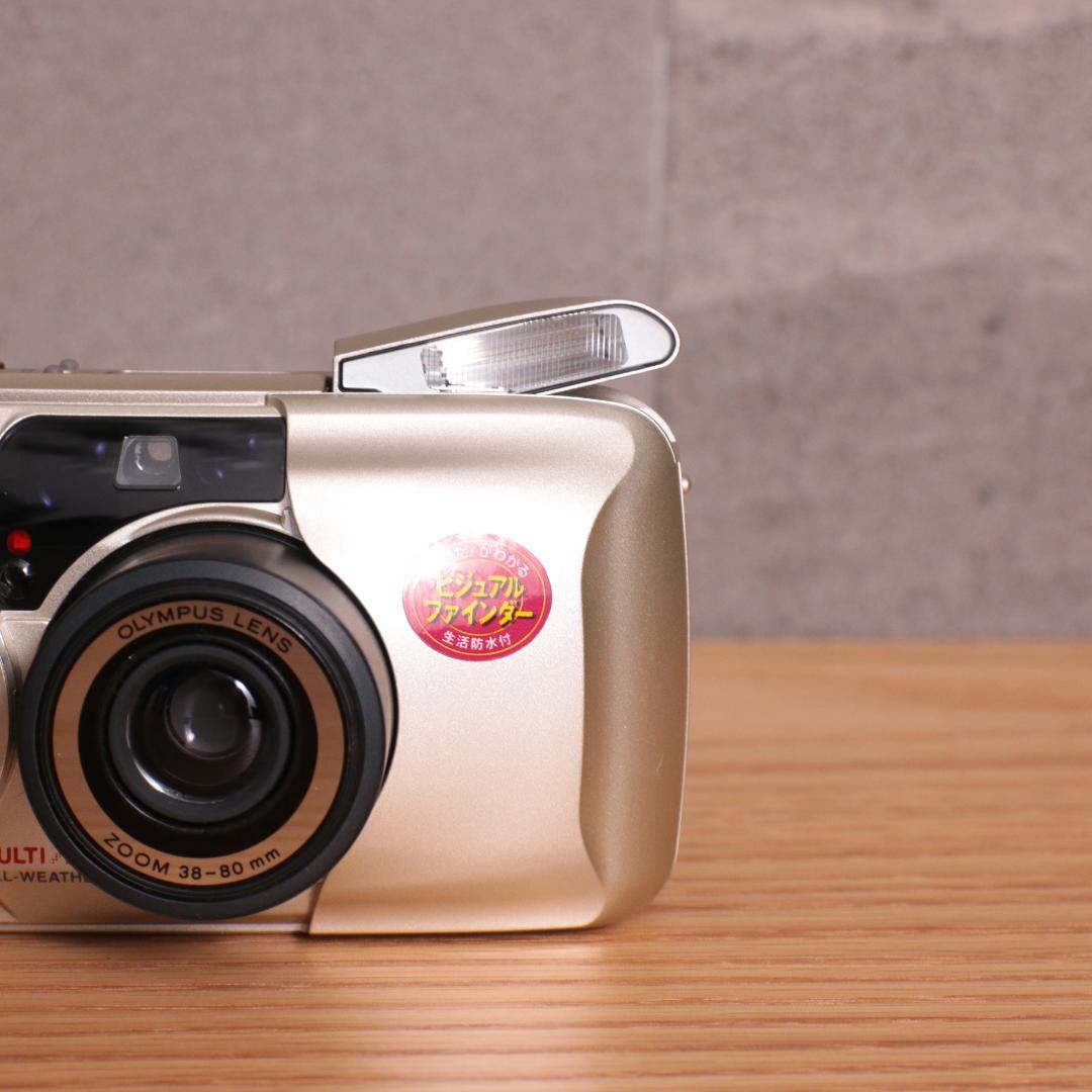 美品 OLYMPUS μ [mju:] II 80 VF 動作確認済 リモコン付