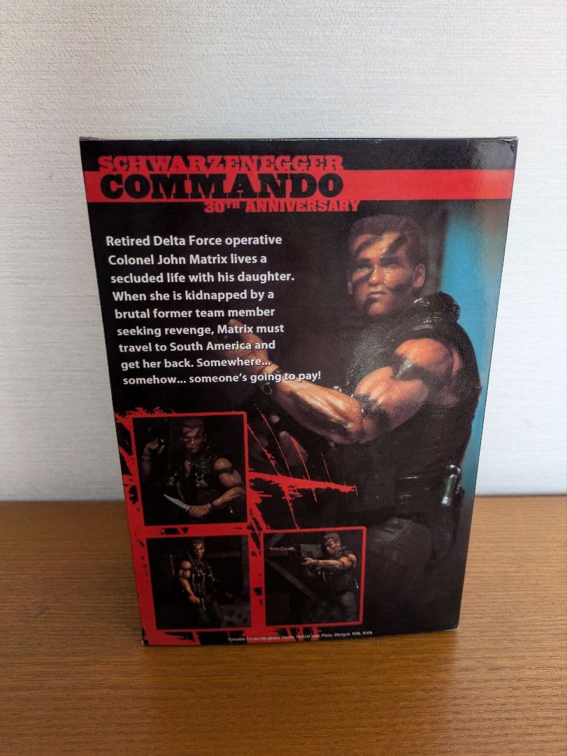訳有★特価★新品★コマンドー　フィギュア★30周年記念★シュワルツェネッガー★