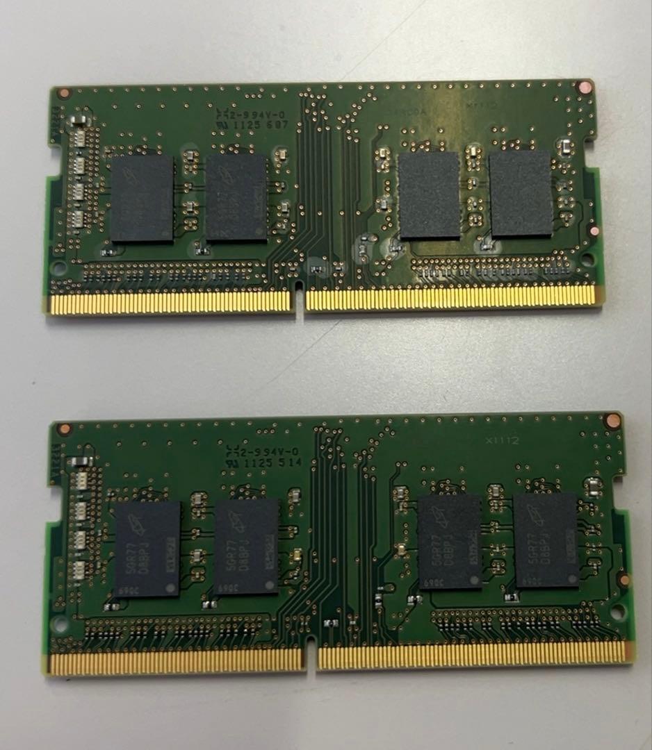 DDR4-3200 8GB×2枚 計16GB 使用時間短め（①）