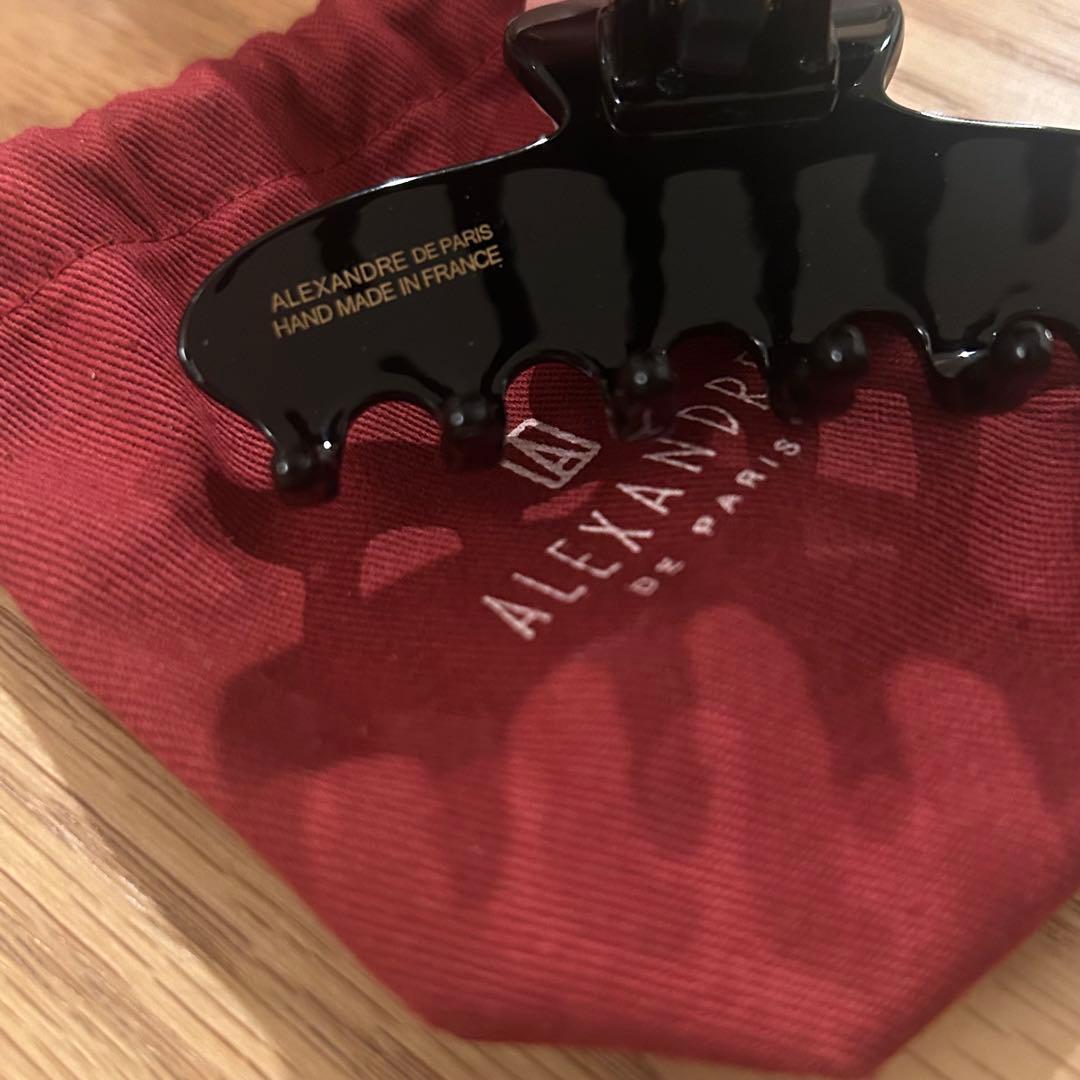 【早い者勝ち】ALEXANDRE DE PARIS パール ヘアクリップ　M