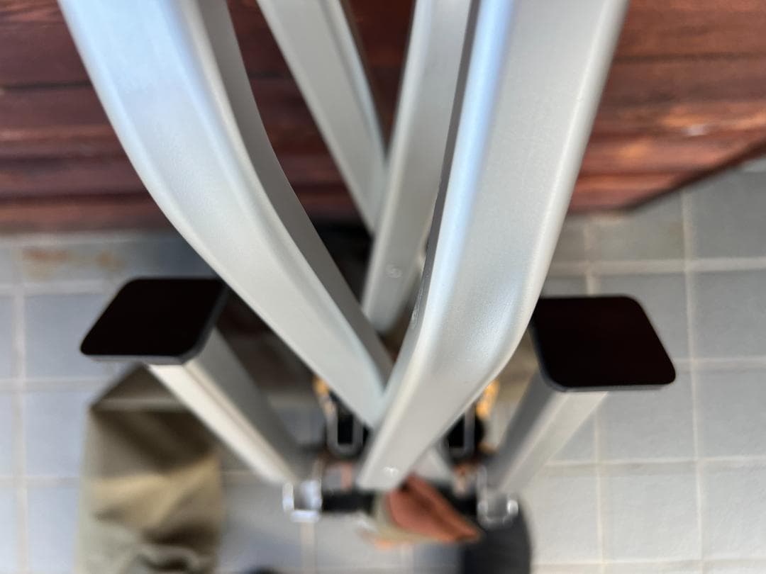 ユーキ　美品）ローチェア30 ブラウン LV-091BR（A)