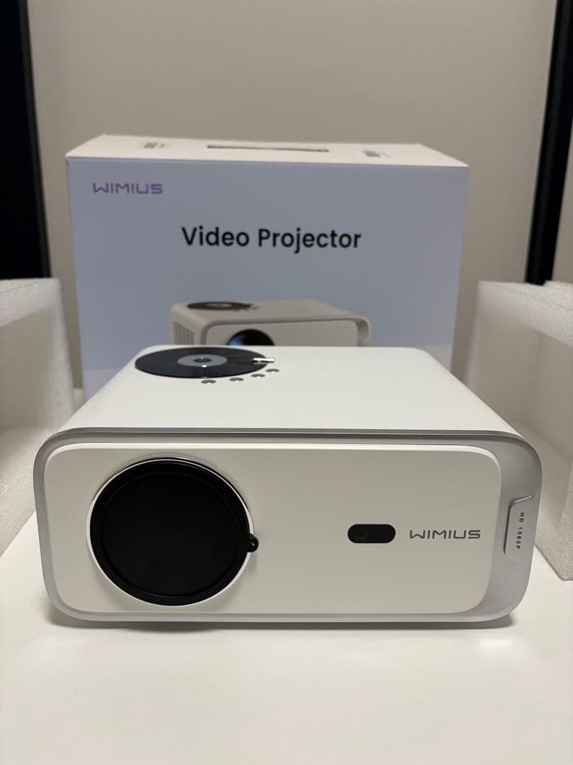 WiMiUS ホワイト プロジェクター 本体