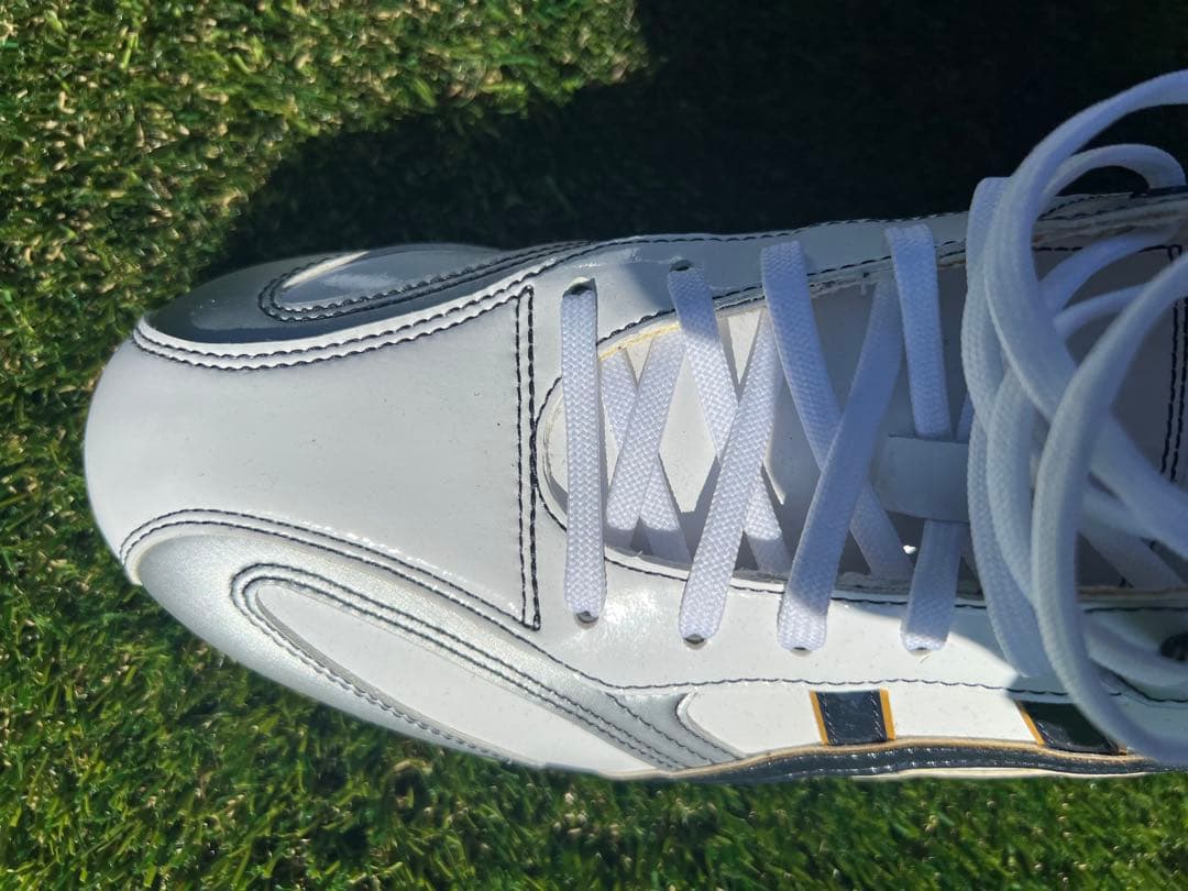 アシックス スパイクシューズ ホワイト/グレー