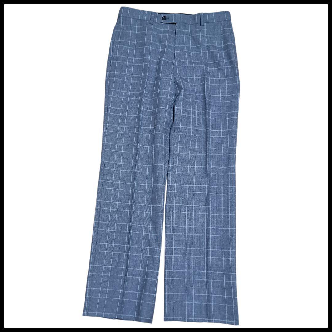 ✨極美品✨リッケンバッカー　スーツ　セットアップ　3ピース　グレンチェック　Ｌ