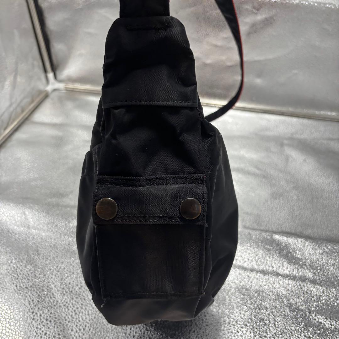 【希少】PORTER L-FINE ショルダーバッグ ハーフムーン　ブラック