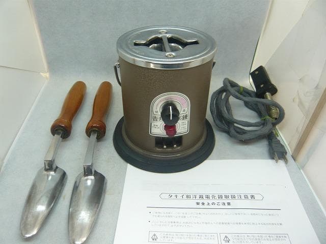 30日までお値引き中　吉井(タキイ)和裁電化鏝　和裁こて　和裁コテ　鏝２本付