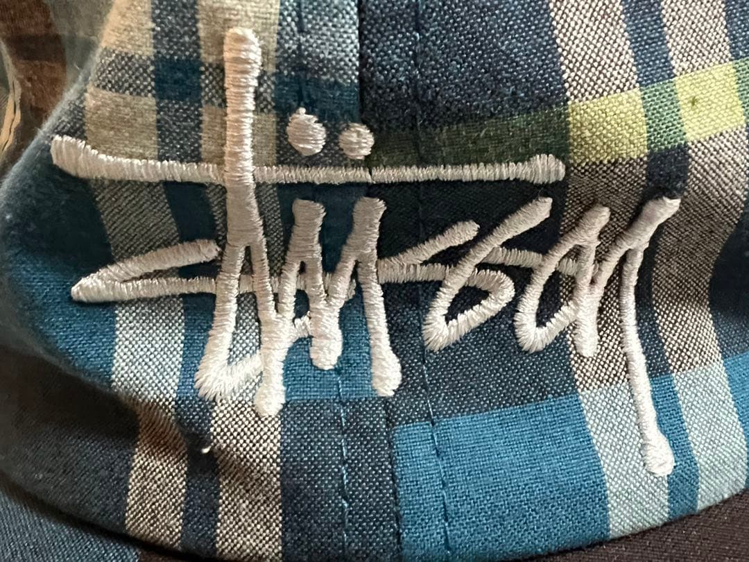 Stüssy チェック柄キャップ STUSSY ステューシー 60cmぐらい