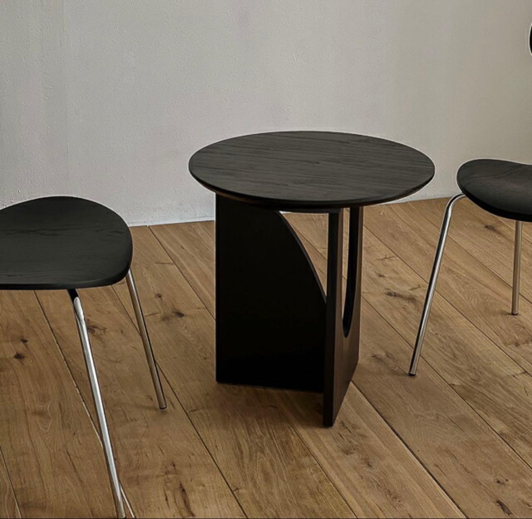◾️circular arc◾️サイドテーブル◾️ART OF BLACK◾️ブラック◾️