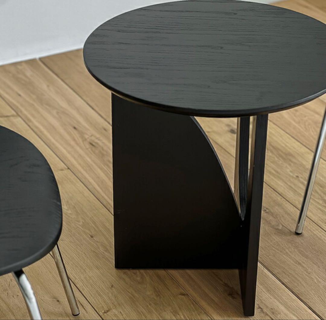 ◾️circular arc◾️サイドテーブル◾️ART OF BLACK◾️ブラック◾️