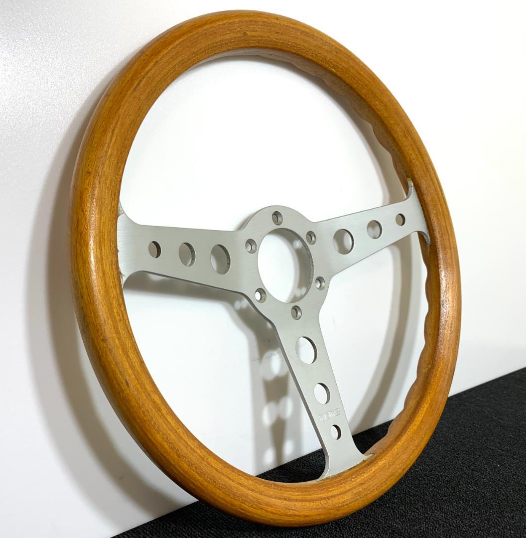 モモ INDI インディ ウッドステアリング 34.5パイ レストア品