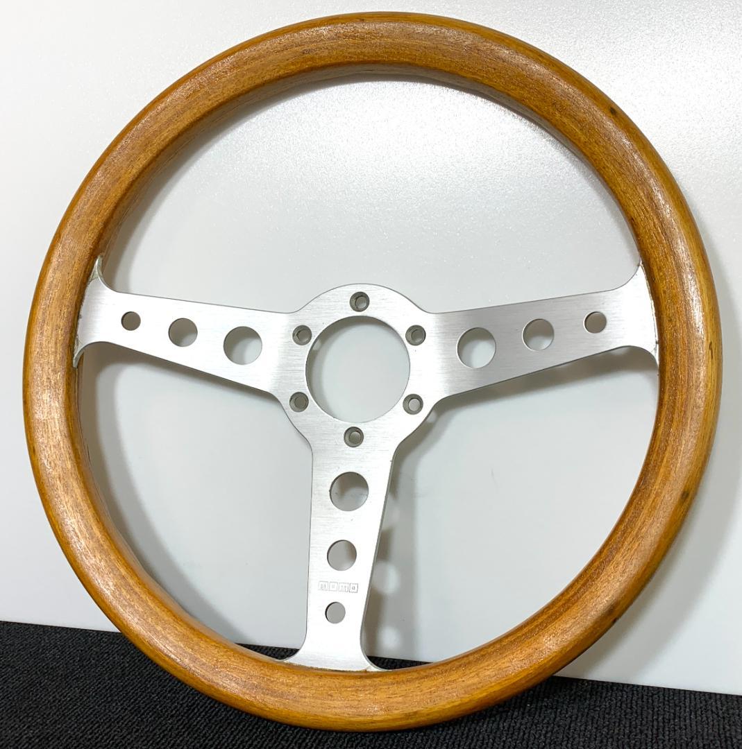 モモ INDI インディ ウッドステアリング 34.5パイ レストア品
