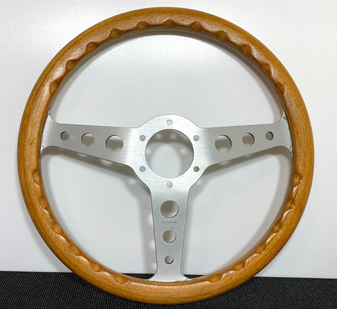 モモ INDI インディ ウッドステアリング 34.5パイ レストア品