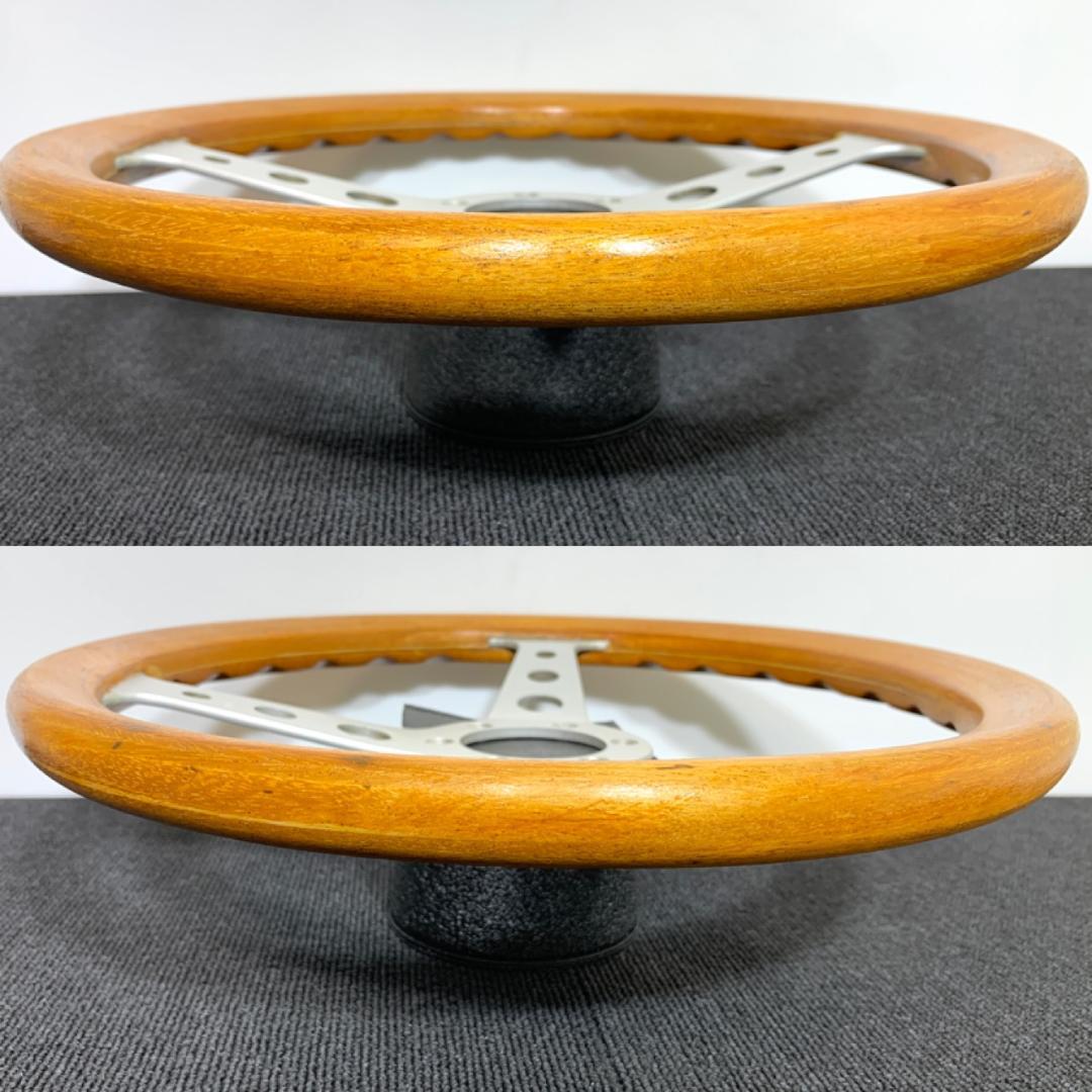 モモ INDI インディ ウッドステアリング 34.5パイ レストア品