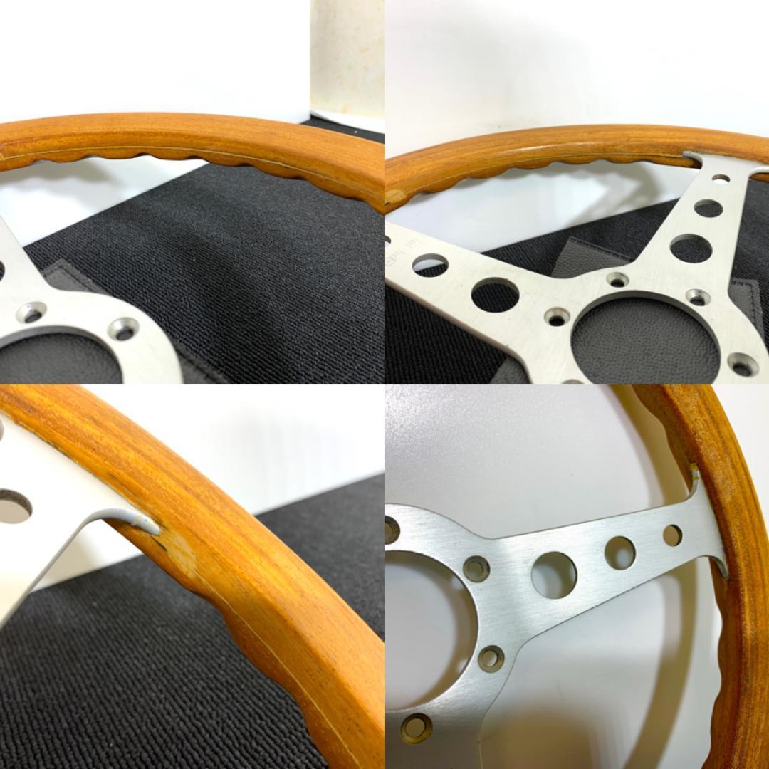 モモ INDI インディ ウッドステアリング 34.5パイ レストア品