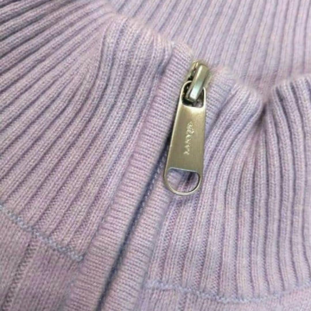 ランバンスポール　カシミアニット　藤色　38