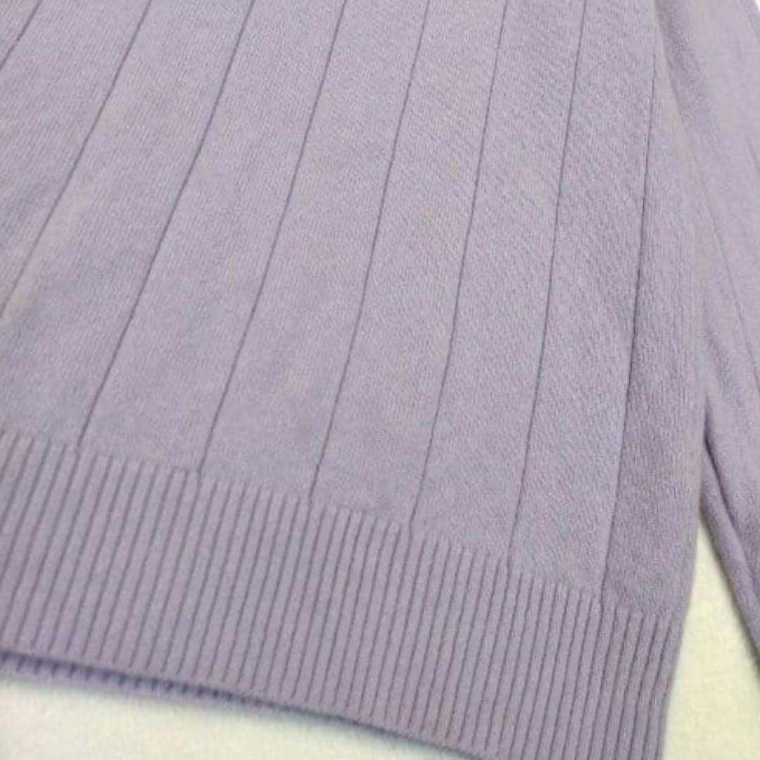 ランバンスポール　カシミアニット　藤色　38