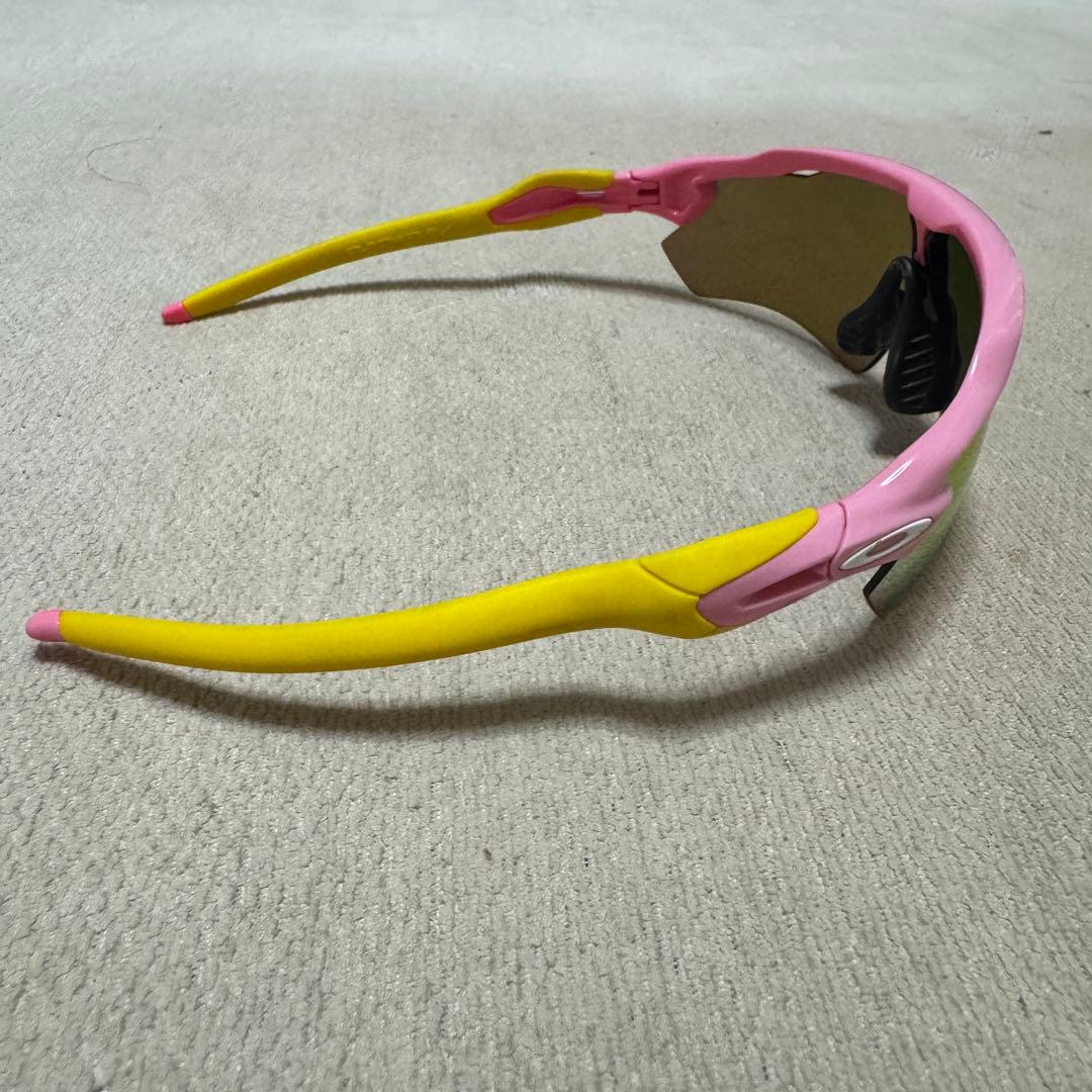 【ウィメンズ】OAKLEY RADER LOCK ピンク×イエロー