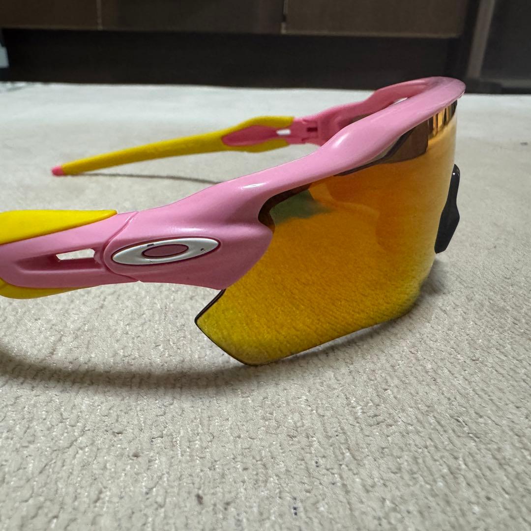 【ウィメンズ】OAKLEY RADER LOCK ピンク×イエロー