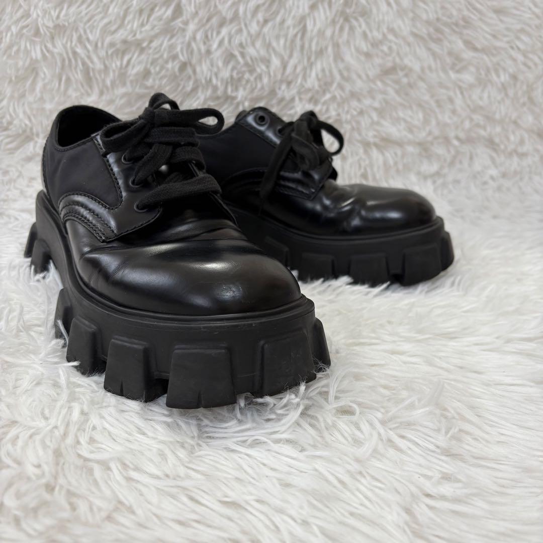 PRADA レザーシューズ ブラック UK7 メンズ