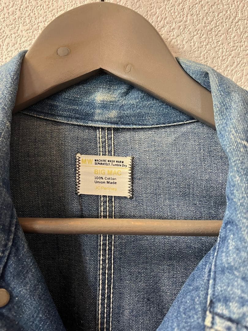 年代物　Big Mac デニムカバーオール