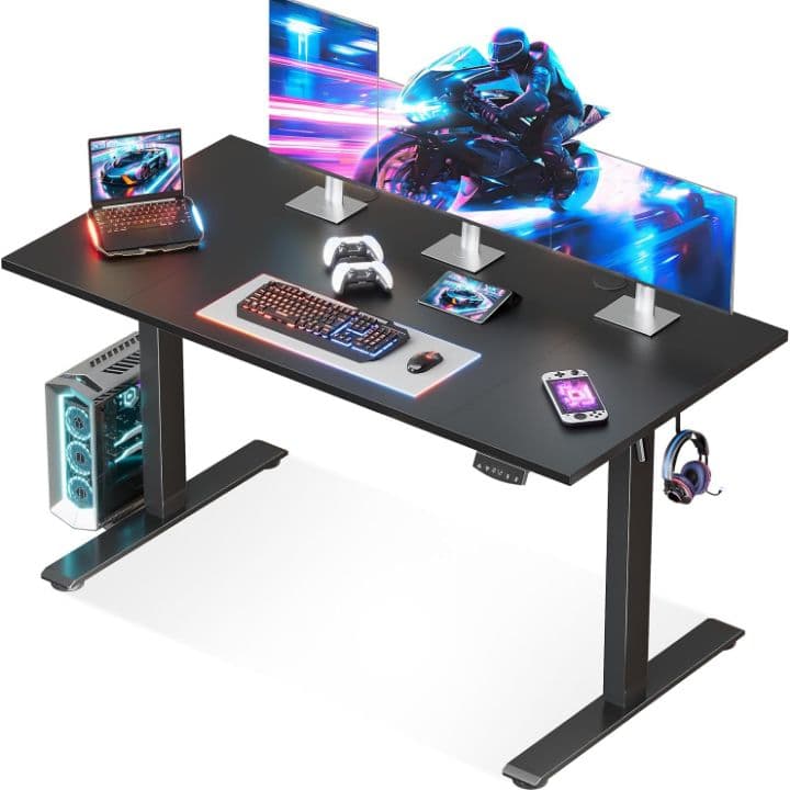 AODK 昇降デスク 電動 幅140*70 ゲーミングデスク パソコンデスク