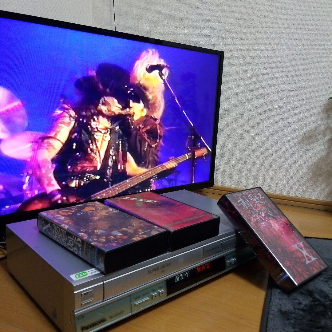 Panasonic DVDプレイヤー一体型ビデオ + ビデオテープ3本