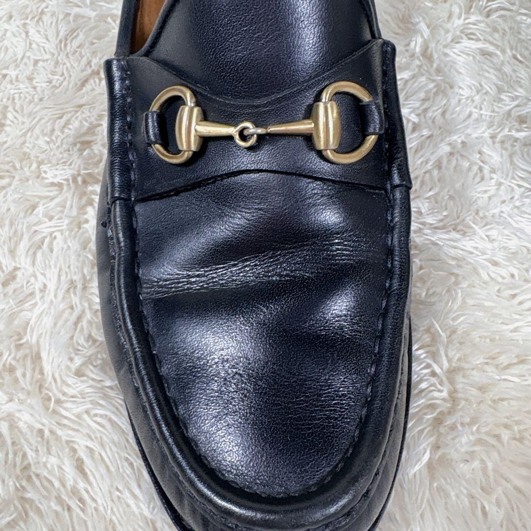 GUCCI グッチ ホースビット ローファー レザー ブラック 36.5 C