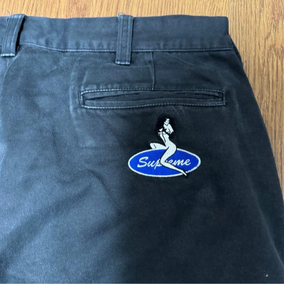 パンツ Supreme Pin Up Chino Pants 34 BLACK