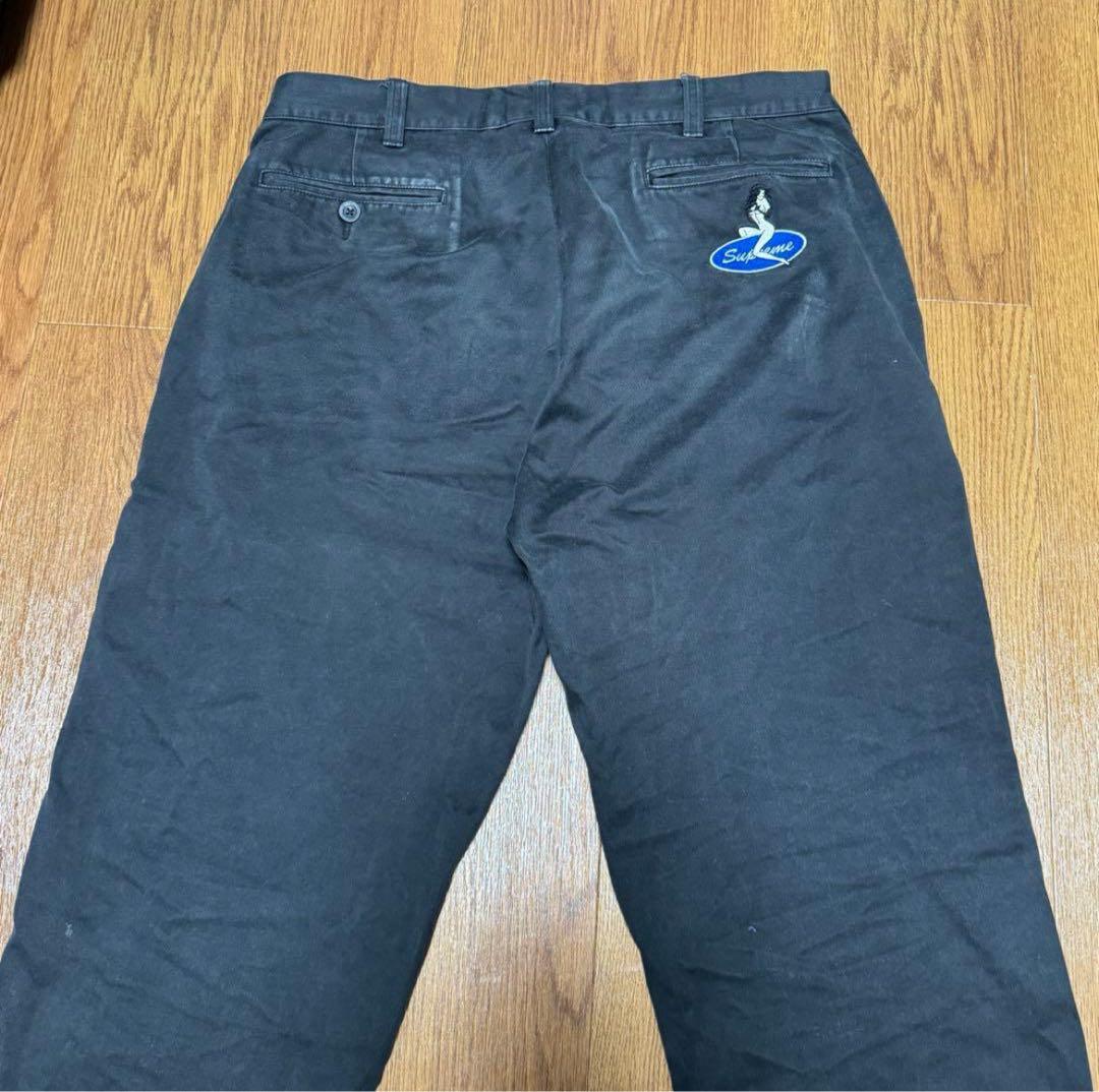 パンツ Supreme Pin Up Chino Pants 34 BLACK