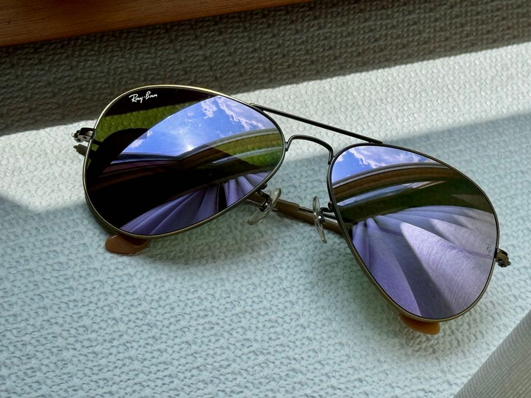 レイバン Ray-Ban RB3025 167/4K 58mm ライラックミラー