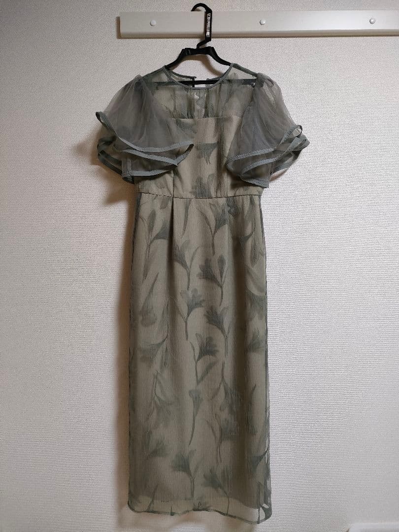 【まるこ様】 Circurar sleeve flower dress