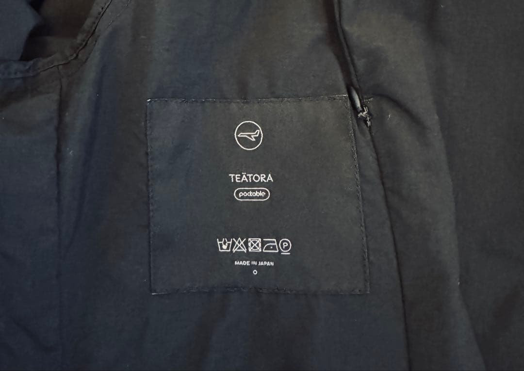 TEATORA セットアップ ブラック