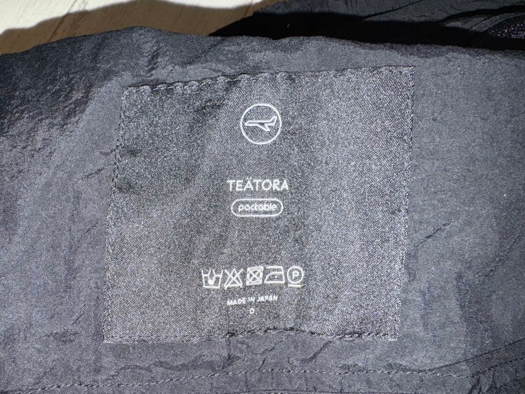 TEATORA セットアップ ブラック