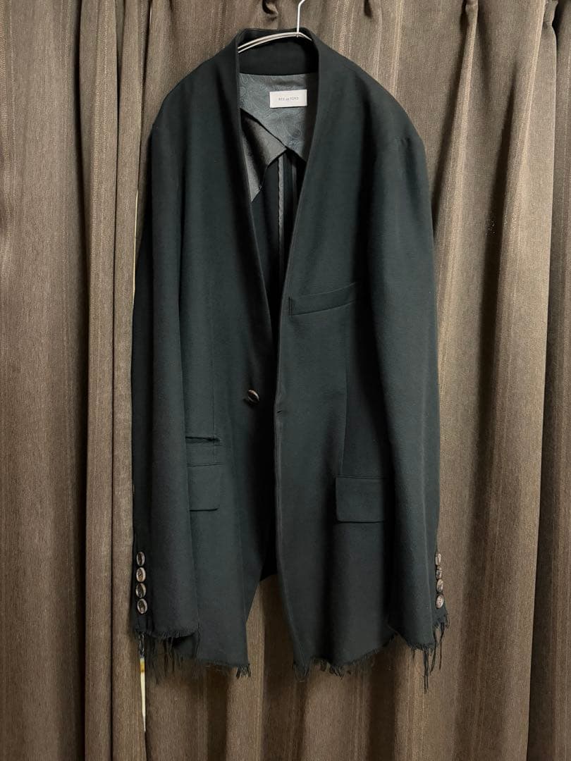 Bed j.w. Ford ベッドフォード　カシミヤ混ノーカラージャケット