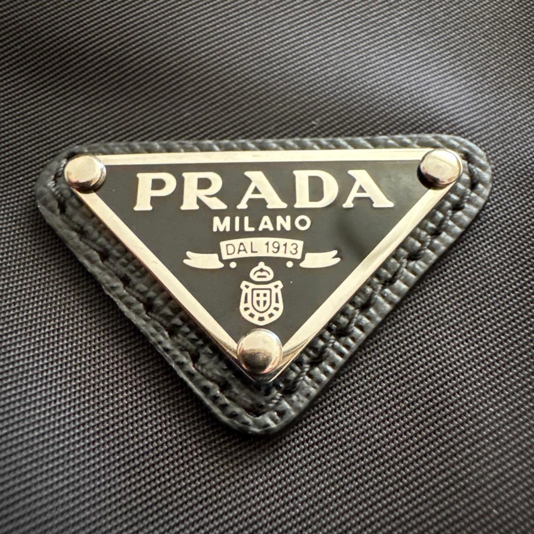 PRADA Re Nylon トライアングルロゴ ヘッドバンド 正規品