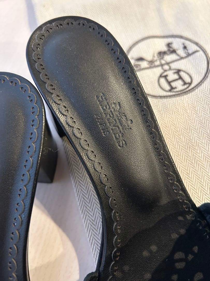 試し履きのみ　エルメス　サンダル　グラディス　36 シェーヌダンクル　23.5