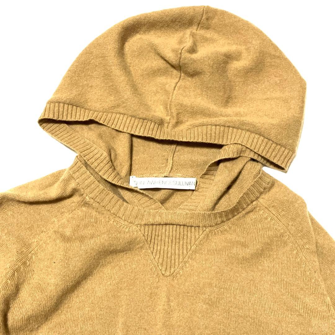 JOHN LAWRENCE SULLIVAN カシミヤ100%フード付きニット