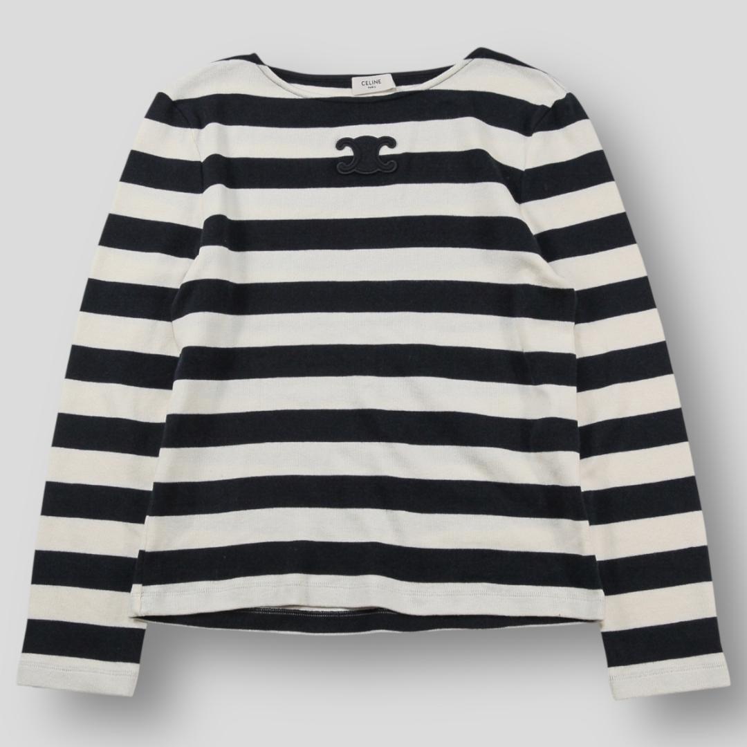 極美品 CELINE 24AW トリオンフ マリニエール Tシャツ L ボーダー