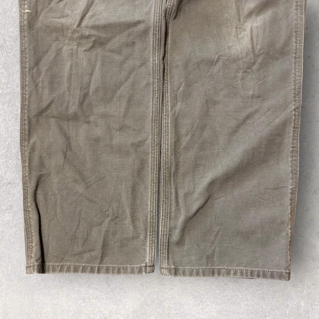 【カーハート】ペインターパンツ　ワークパンツ　モスグリーン　36×34