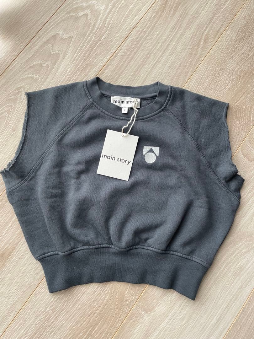 トップス 24AW main story Tank / Dark Shadow / 2Y