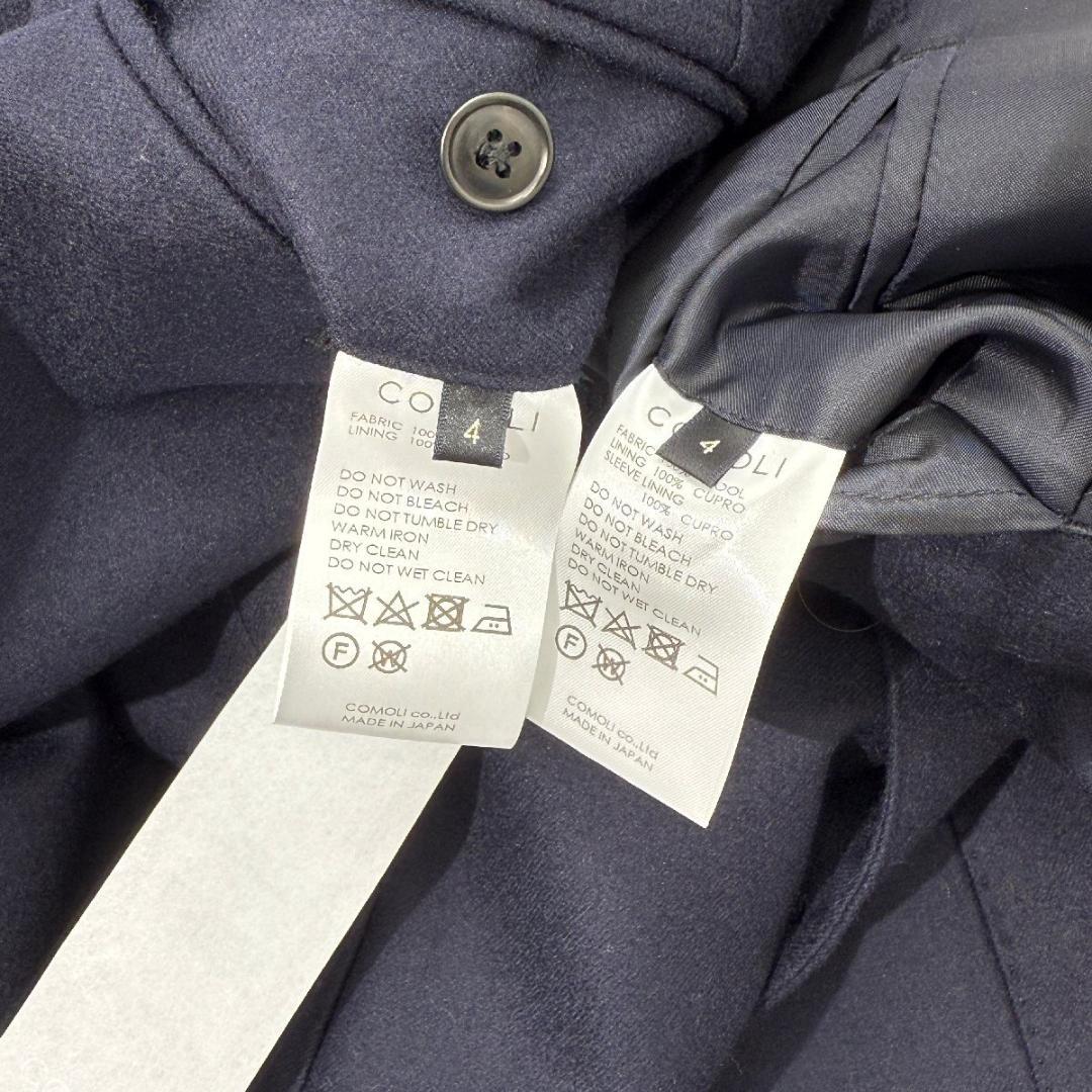 新品タグ付 COMOLI WOOL FLANNEL SUITフランネルスーツ