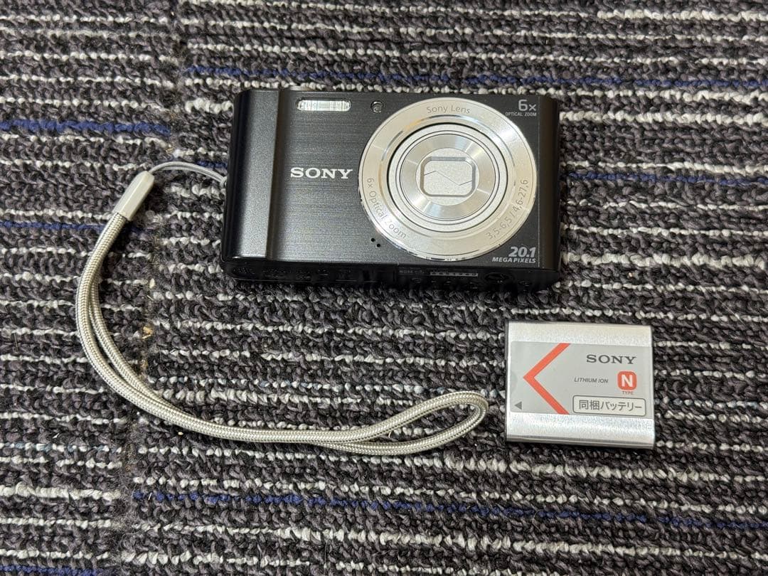 【極美品】 SONY サイバーショット DSC-W810 ブラック デジカメ