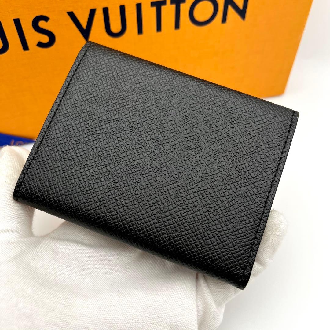 新品級✨新型IC ルイヴィトン タイガ アンヴェロップ 名刺入れ 黒アルドワーズ
