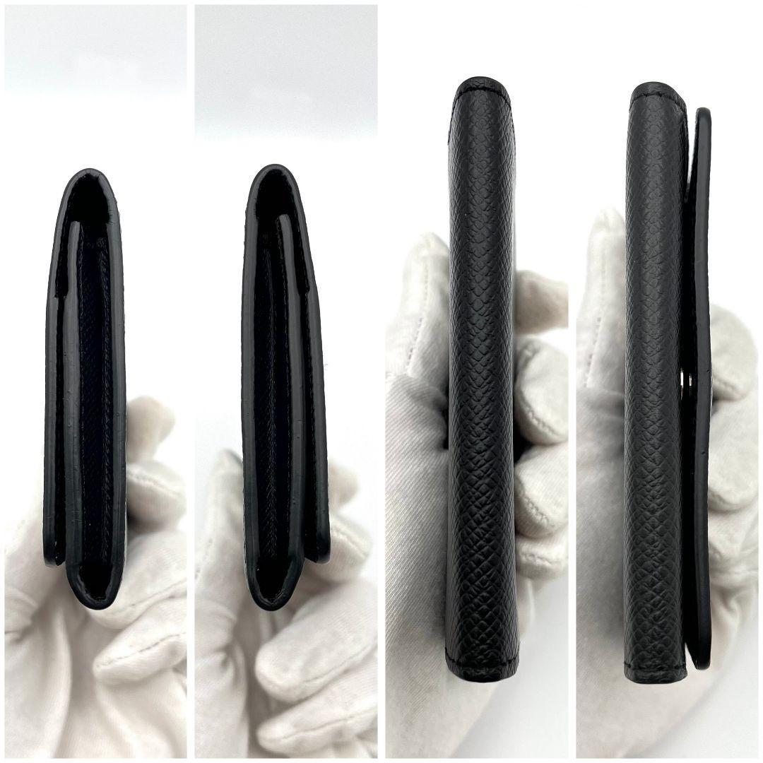 新品級✨新型IC ルイヴィトン タイガ アンヴェロップ 名刺入れ 黒アルドワーズ