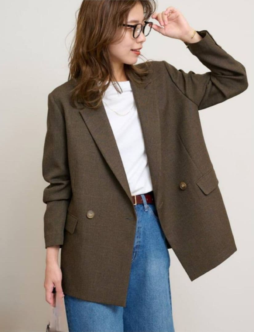 relume シャークツイードテーラードジャケット