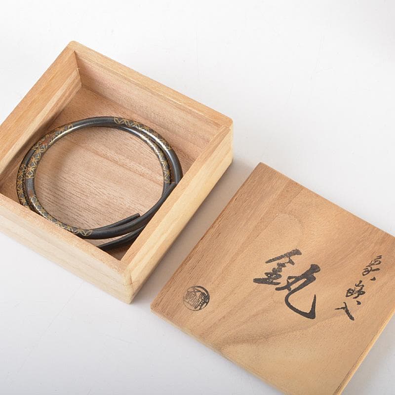 marie　木村清五郎田中敏孝名越弥五郎釜鐶釻共箱　4点V　6275