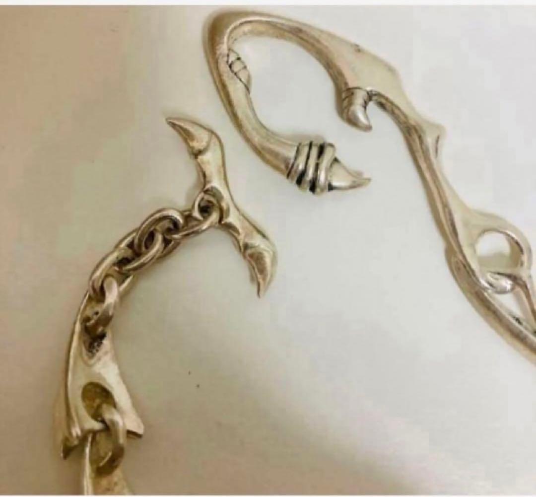 FULL L BOX フルメタルボックス ウォレットチェーン シルバー